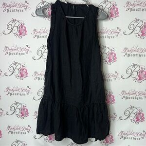 Velvet by Graham & Spencer dress ruffle tiered flowy Elegant Black Dress